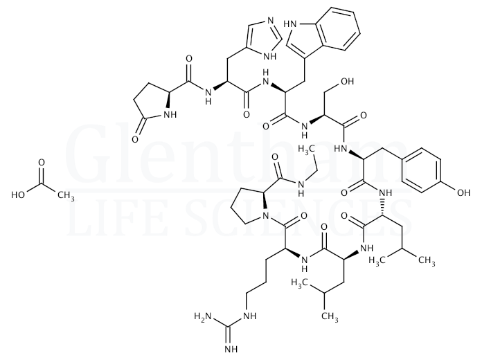 Structure for  Leuprorelin  (53714-56-0)