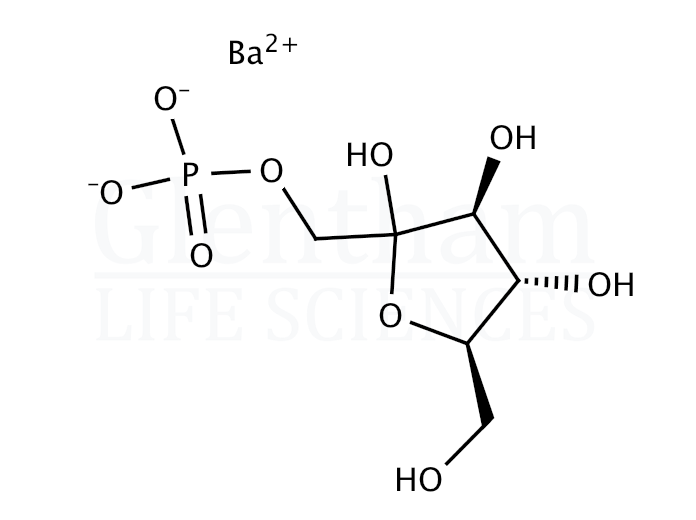 Structure for  D-Fructose 1-phosphate barium salt  (53823-70-4)