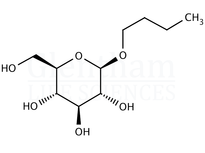 Butyl b-D-glucopyranoside Structure