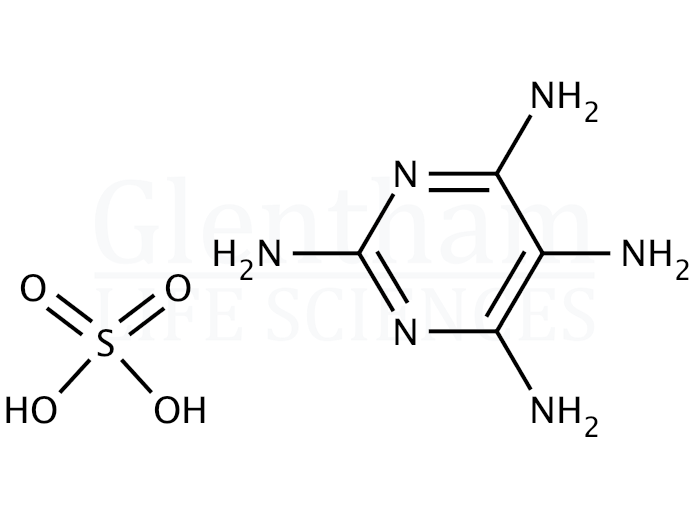 Structure for 2,4,5,6-Tetraaminopyrimidine sulfate