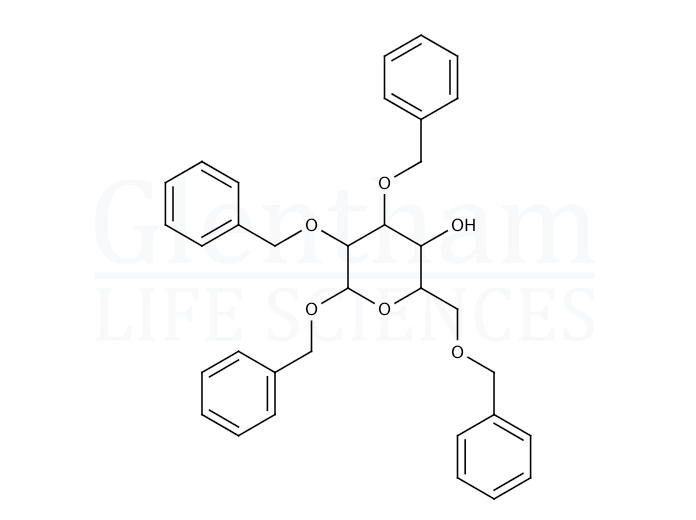 Benzyl 2,3,6-tri-O-benzyl-β-D-galactopyranoside Structure