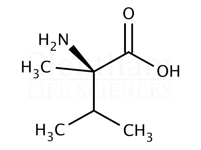 Structure for (R)-(+)-α-Methylvaline 