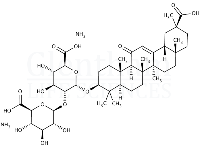 Structure for Glycyrrhizic acid ammonium salt