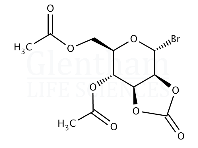 4,6-Di-O-acetyl-2,3-O-carbonyl-a-D-mannopyranosyl bromide Structure