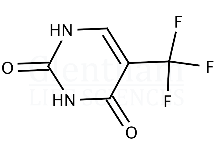 5-Trifluoromethyluracil Structure