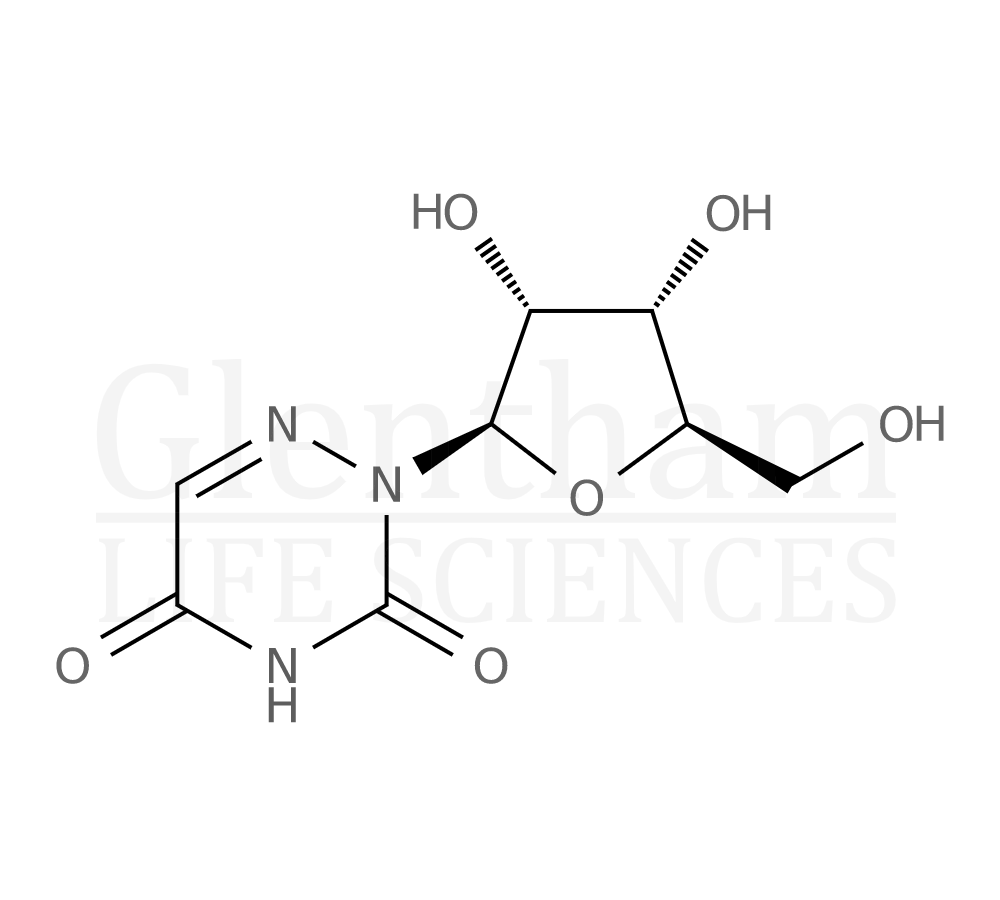 6-Azauridine Structure