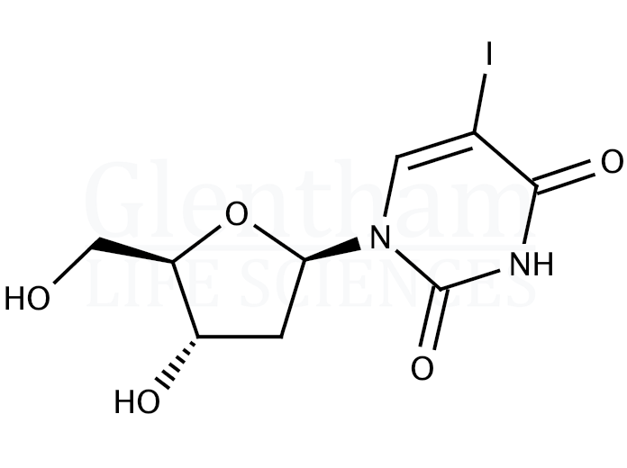 5-Iodo-2''-deoxyuridine Structure