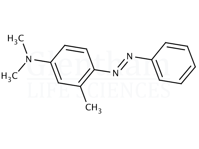 4-Dimethylamino-2-methylazobenzene Structure