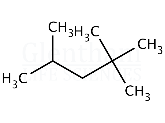 Structure for 2,2,4-Trimethylpentane, GlenPure™, analytical grade (540-84-1)