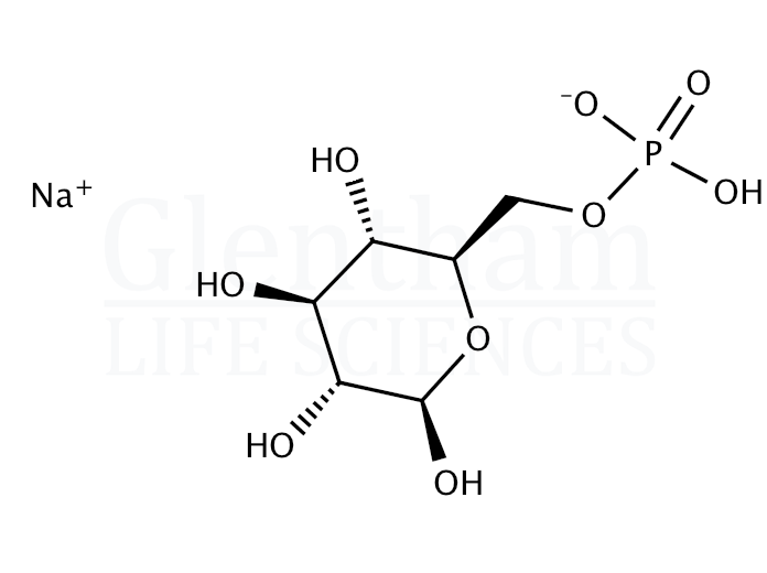 D-Glucose-6-phosphate monosodium salt Structure
