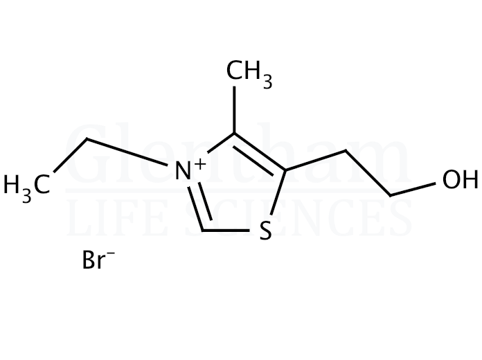 Structure for 3-Ethyl-5-(2-hydroxyethyl)-4-methylthiazolium bromide