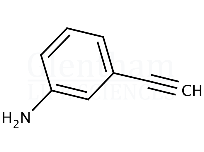 3-Ethynylaniline (3-Aminophenyl acetylene) Structure
