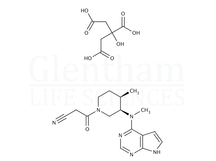 Structure for Tofacitinib citrate (540737-29-9)