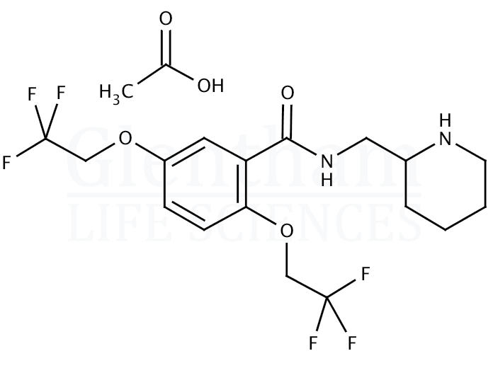 Flecainide acetate salt Structure