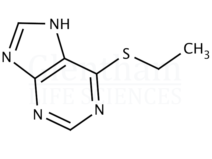 6-Ethylmercaptopurine Structure
