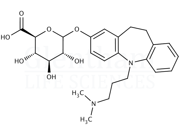2-Hydroxyimipramine b-D-glucuronide Structure