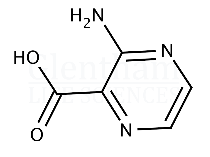 Structure for 3-Aminopyrazine-2-carboxylic acid
