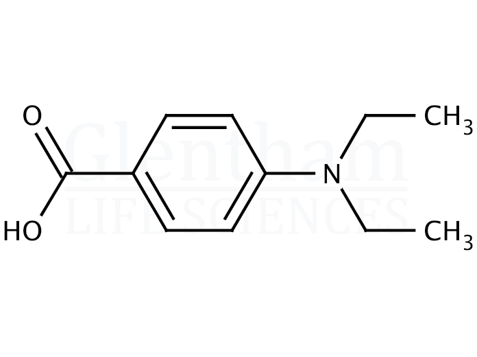 Structure for 4-(Diethylamino)benzoic acid  (5429-28-7)