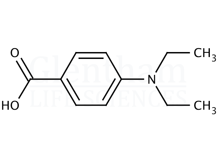 4-(Diethylamino)benzoic acid Structure