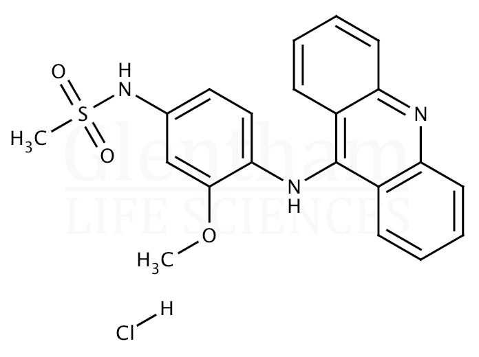 Structure for Amsacrine hydrochloride