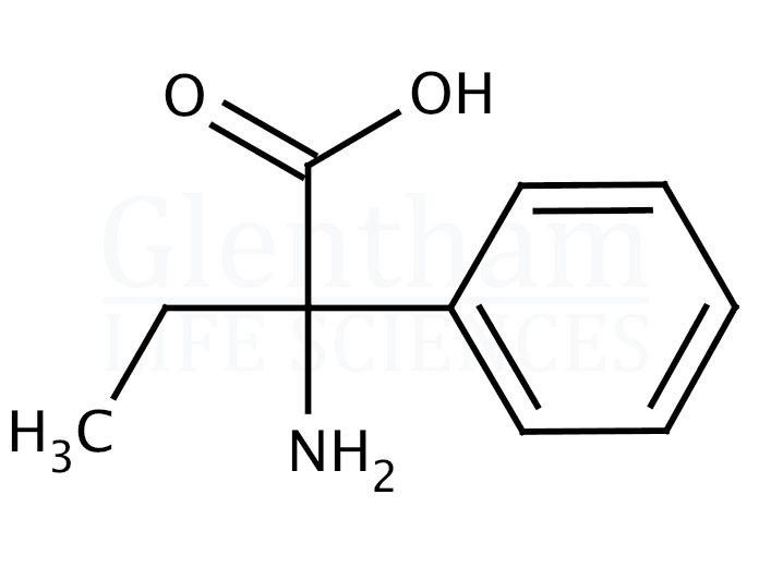 2-Amino-2-phenylbutyric acid  Structure