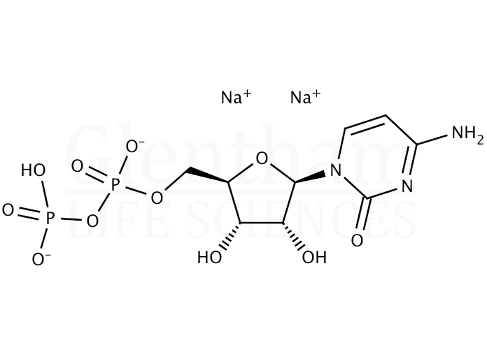 Cytidine 5''-diphosphate disodium salt Structure