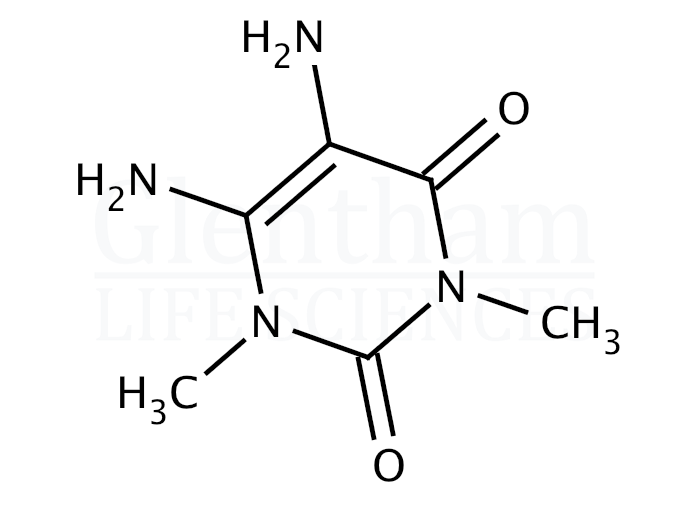 5,6-Diamino-1,3-dimethyl uracil Structure