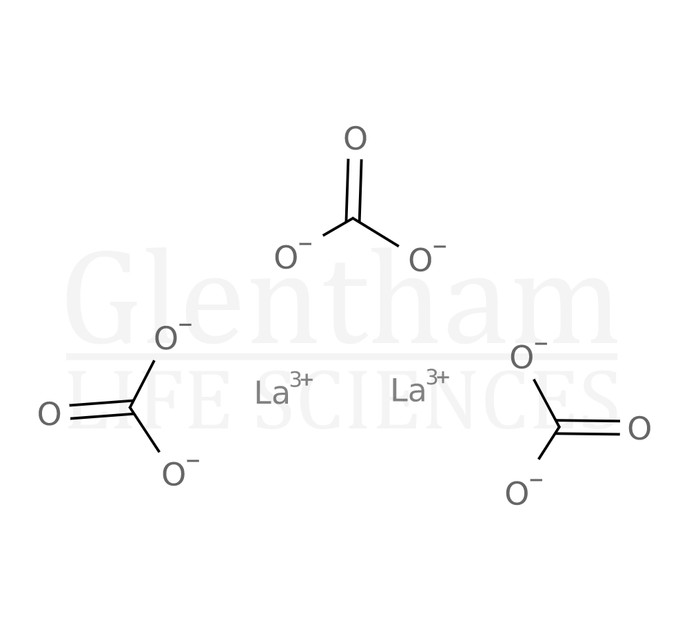 Structure for Lanthanum carbonate hydrate, 99.9%