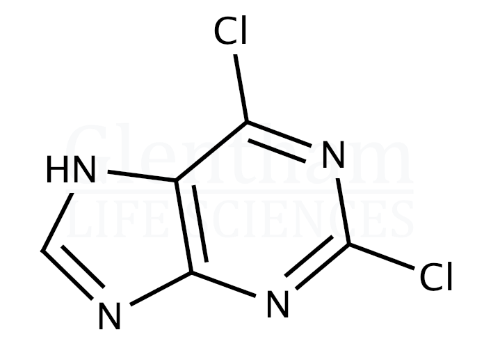 2,6-Dichloropurine Structure