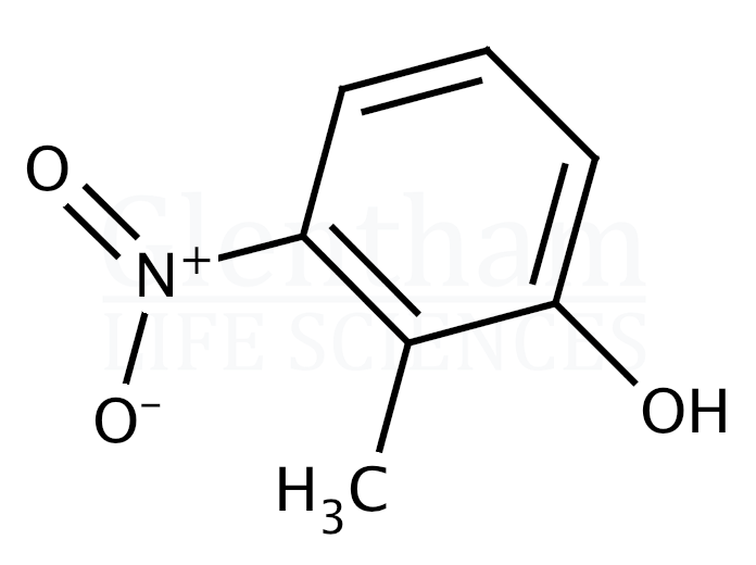 2-Methyl-3-nitrophenol (3-Nitro-o-cresol) Structure