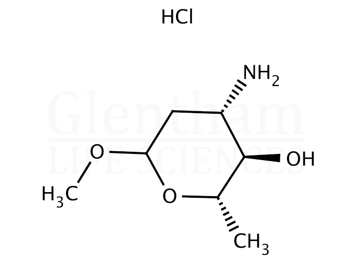 Methyl-α-L-acosamine Structure