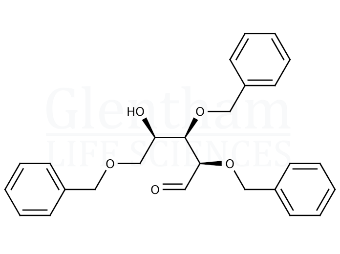 2,3,5-Tri-O-benzyl-D-ribofuranose Structure