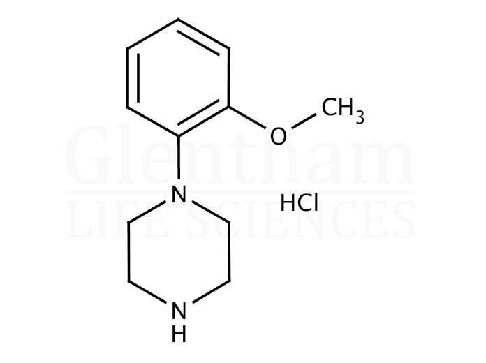 Structure for 1-(2-Methoxyphenyl)piperazine hydrochloride