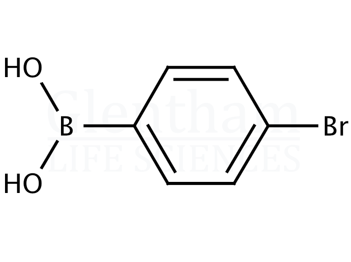 4-Bromophenylboronic acid Structure