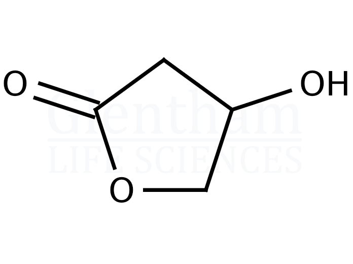 (+/-)-beta-Hydroxy-gamma-butyrolactone Structure