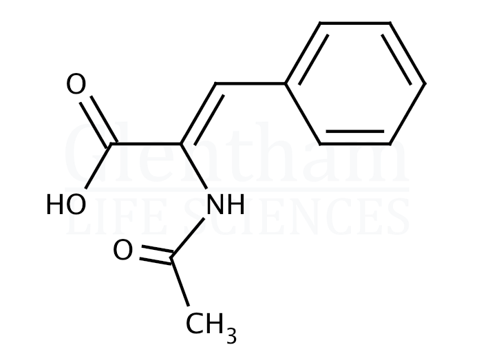 α-Acetamidocinnamic acid Structure