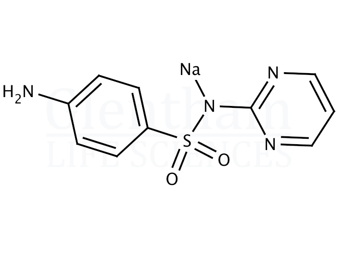 Structure for Sulfadiazine sodium salt (547-32-0)