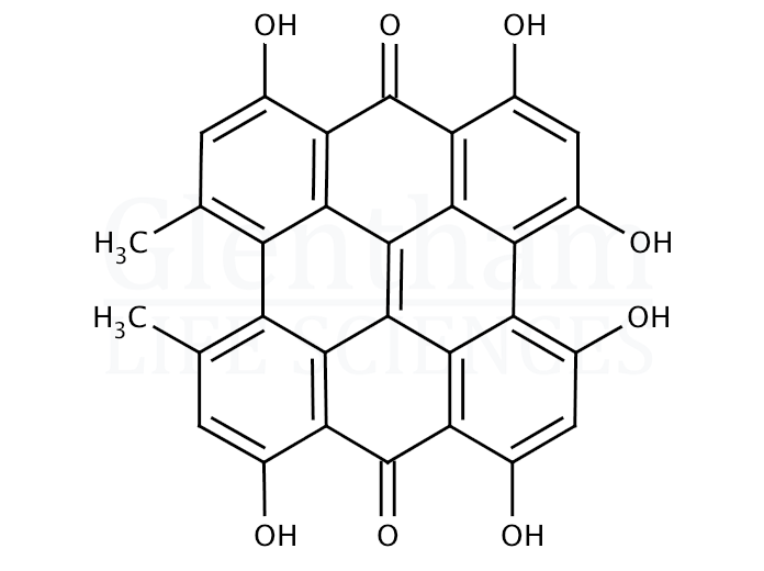 Hypericin Structure