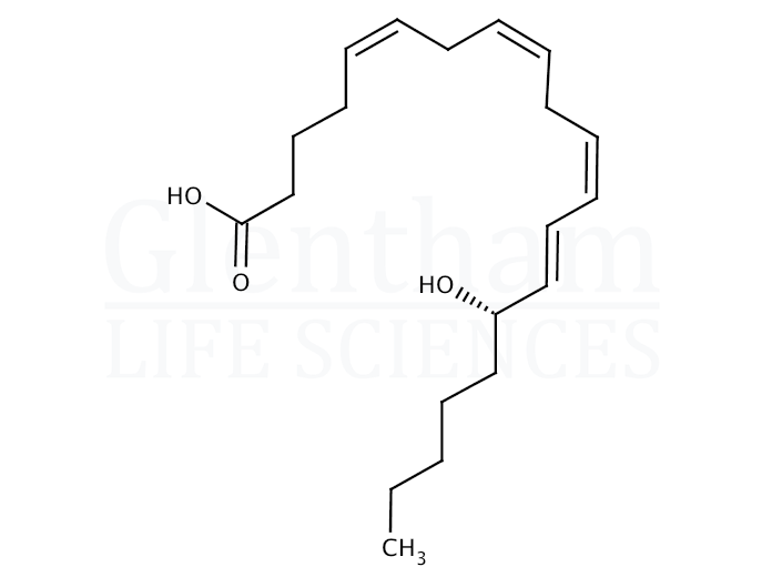 15(S)-Hydroxy-(5Z,8Z,11Z,13E)-eicosatetraenoic acid Structure