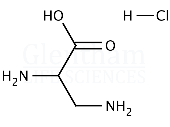 DL-2,3-Diaminopropionic acid monohydrochloride Structure