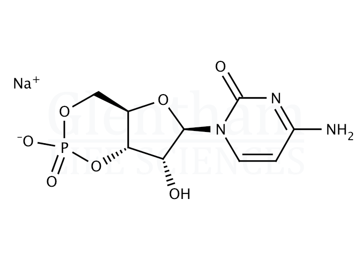 Cytidine-3'',5''-cyclic monophosphate monosodium salt Structure