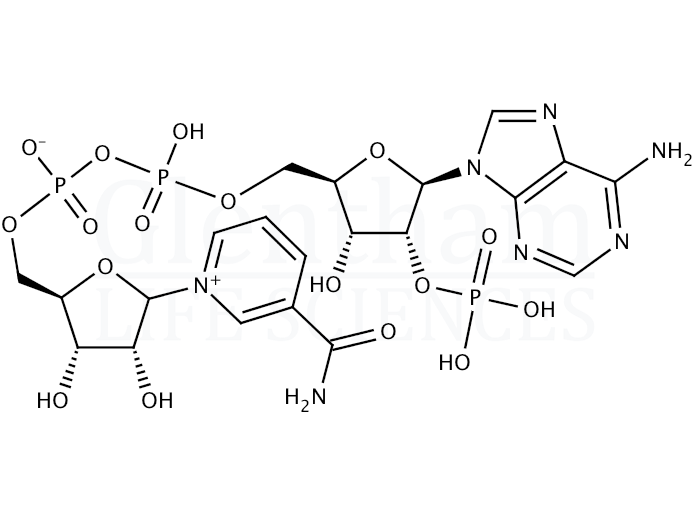 Nicotinic acid adenine dinucleotide phosphate sodium salt Structure