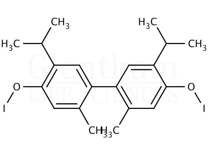 Thymol iodide Structure
