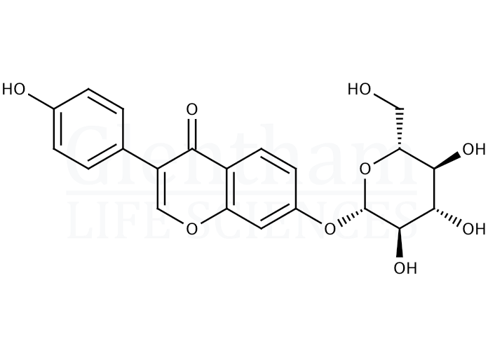 Structure for  Daidzin  (552-66-9)