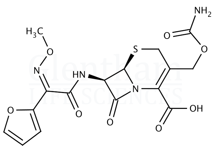 Structure for Cefuroxime (55268-75-2)