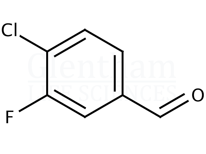 4-Chloro-3-fluorobenzaldehyde Structure