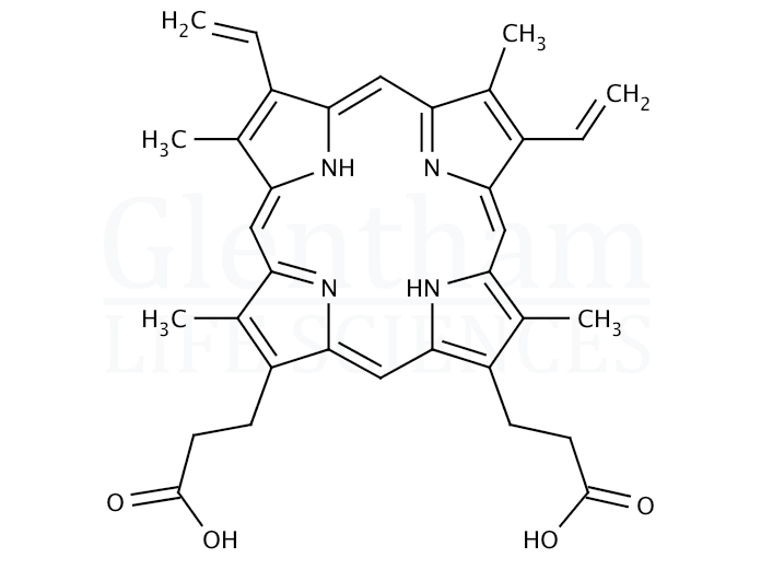 Structure for Protoporphyrin IX