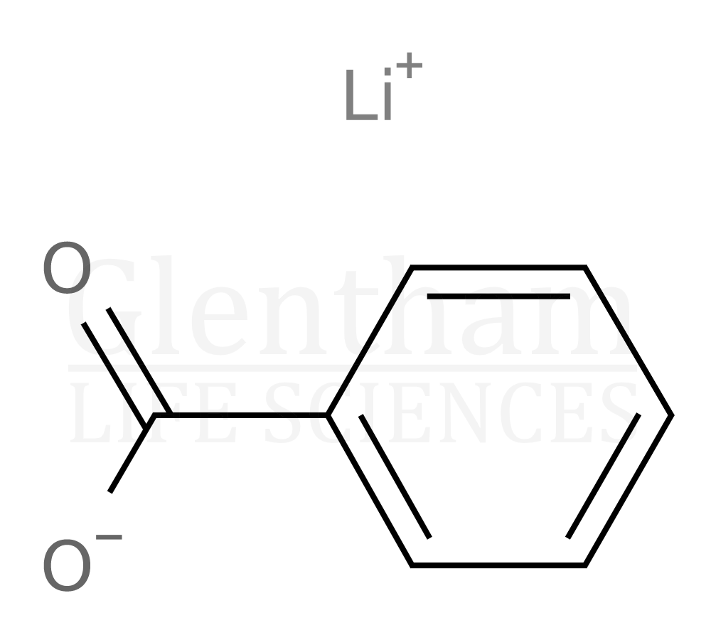Lithium benzoate, 99% Structure