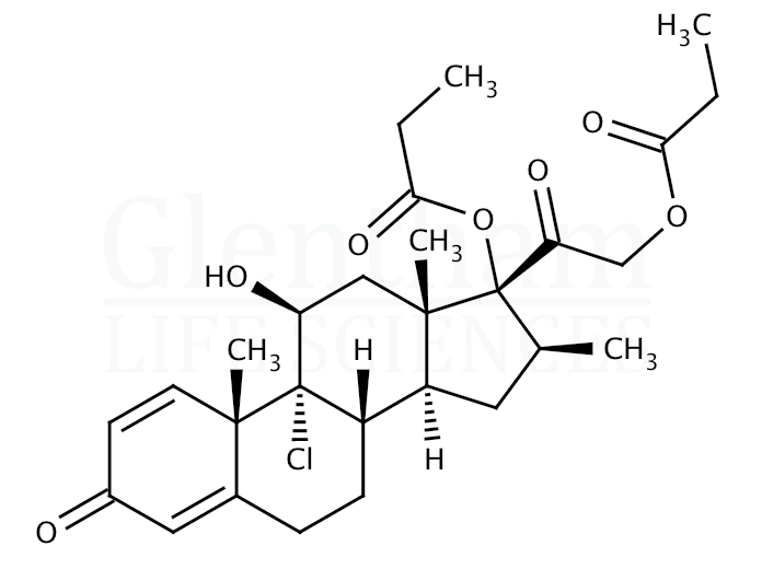 Beclometasone dipropionate Structure