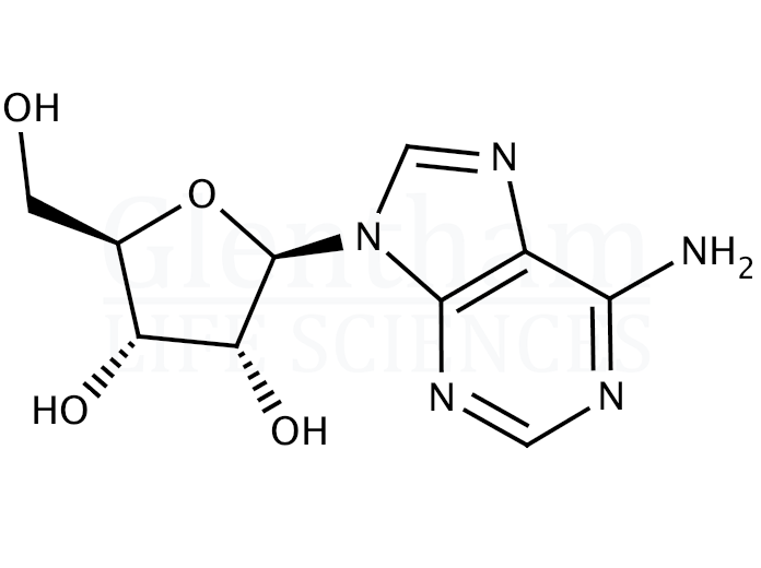 Structure for Adenine 9-beta-D-arabinofuranoside